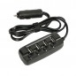Caricabatteria 4 porte Usb con prolunga - 6000 mA - 12/24V